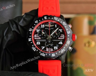 High Quality Replica BREITLING Endurance Vietnam Imported Rubber Strap Oversized 3/6/9 Markers Face Dial Bi-Directional Rotating (N/S/E/W & 360° Scale) Bezel Stainless Steel Case Watch 44mm